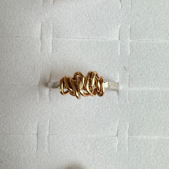 Sterling Silver and 14k Gold Filled Ring - Picture 4 of 6